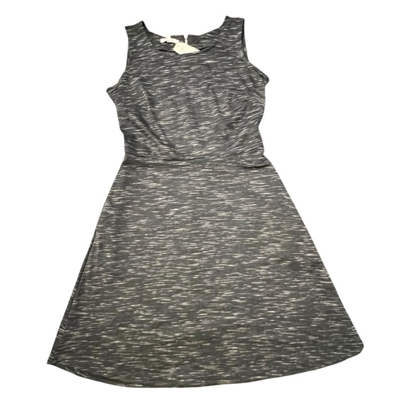 Maurices A-line Sleeveless Dress Size XS Black Heather‎ Midi Stretch Classic NEW - Picture 1 of 16